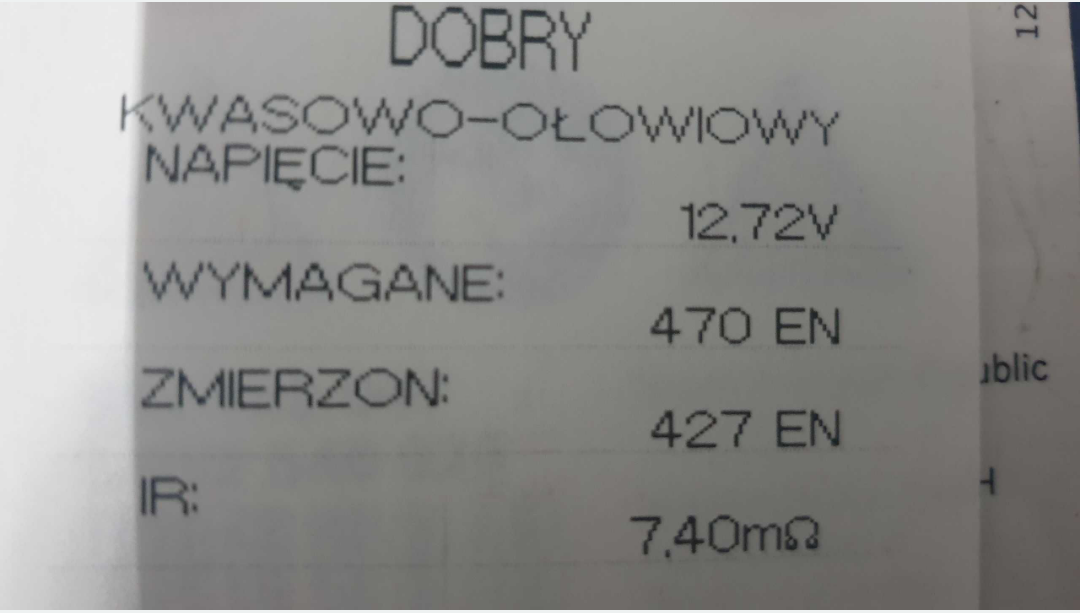 Akumulator używany BOSCH 12V 52AH 470A